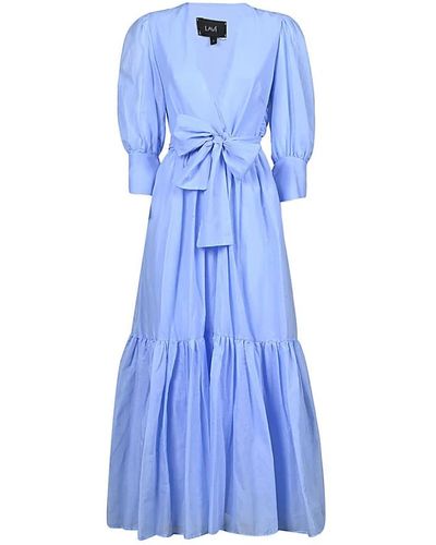 Lavi Midi Dresses - Blau