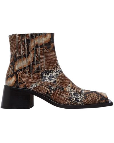 Martine Rose Shoes > boots > heeled boots - Marron