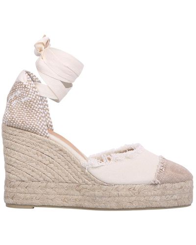 Castañer High wedge heel espadrilles - Blanc