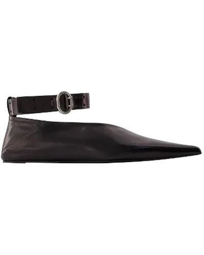 Jil Sander Ballerine in pelle nera - Nero