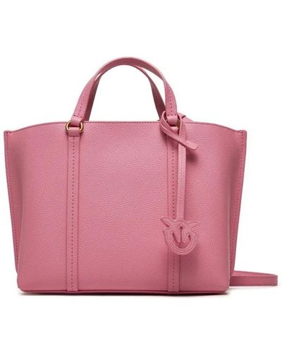 Pinko Tote Bags - Pink