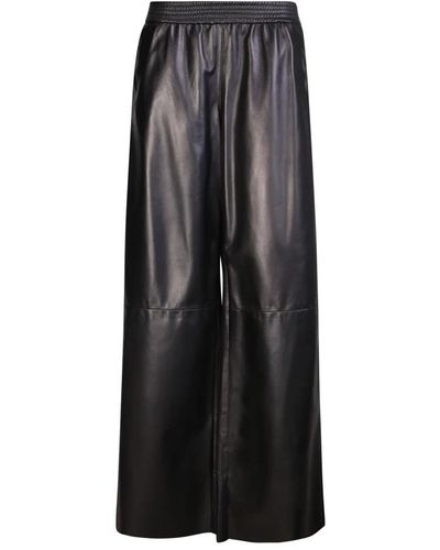 DROMe Trousers > leather trousers - Noir