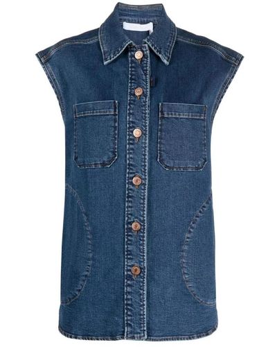 See By Chloé Vests - Blue