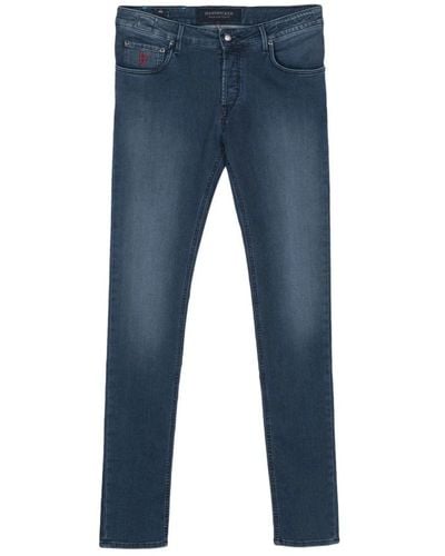 Hand Picked Slim-fit jeans - Blau