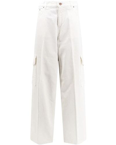 Haikure Trousers > wide trousers - Blanc