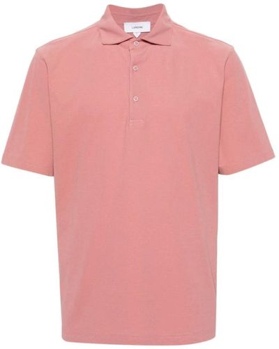 Lardini Korallrosa polo shirt - Pink