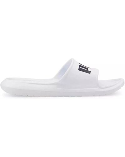 PUMA Shoes > flip flops & sliders > sliders - Blanc