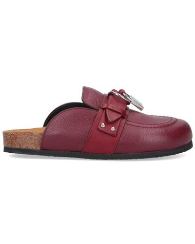 JW Anderson Shoes > flats > mules - Rouge