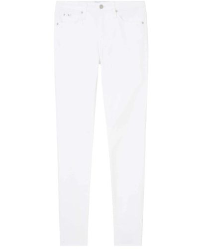 Calvin Klein Skinny Jeans - White