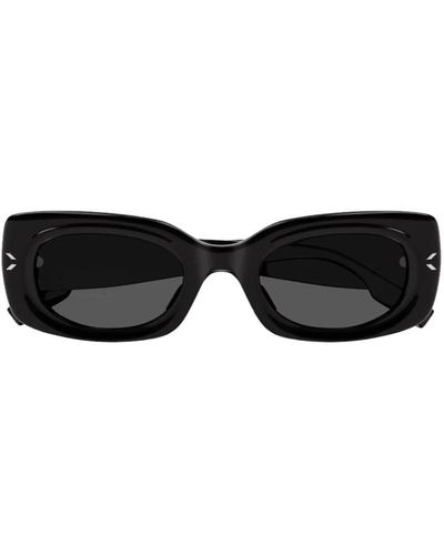 Alexander McQueen Mcq mq0384s quadratische sonnenbrille - Schwarz