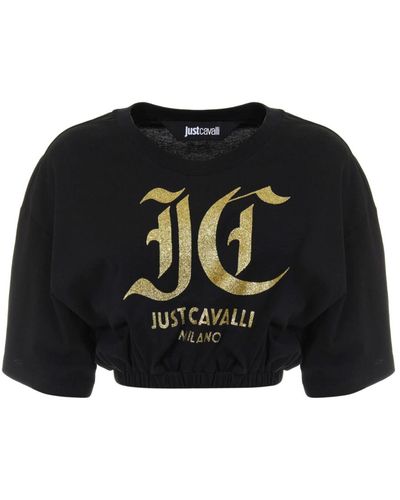 Roberto Cavalli Schwarze t-shirts und polos