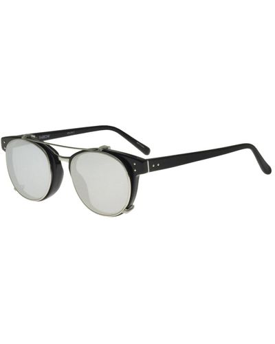 Linda Farrow 581 occhiali da soleero bianco oro - Nero