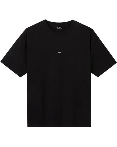 A.P.C. Paris t-shirt kyle in schwarz
