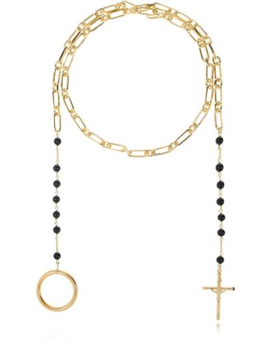 Dolce & Gabbana Cross pendant necklace - Bianco
