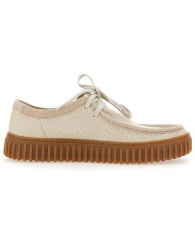 Clarks Laced Shoes - White