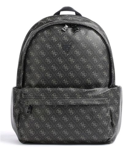 Guess Stylischer schwarzer rucksack mit laptopfach - Grau