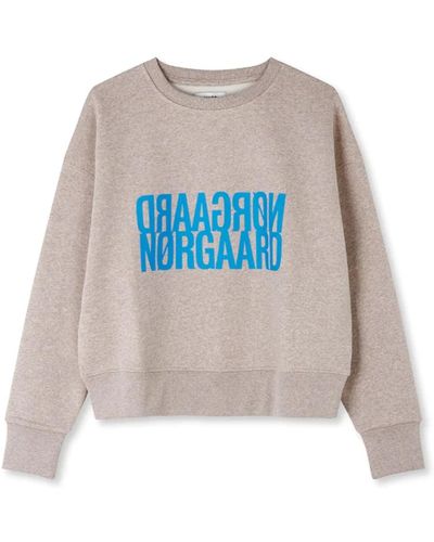 Mads Nørgaard Sweatshirts & hoodies > sweatshirts - Gris