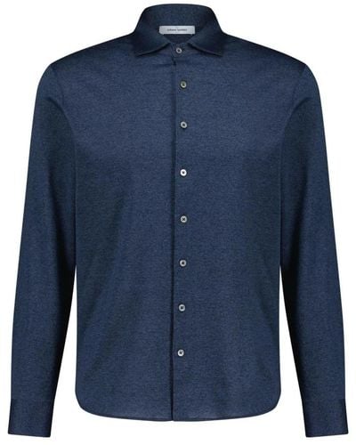 Gran Sasso Shirts > casual shirts - Bleu