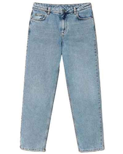 Twin Set Cropped Jeans - Blue