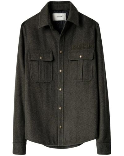 Zadig & Voltaire Bali Overshirt With Flocked Back - Multicolour