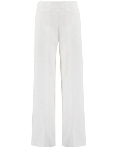 Ermanno Scervino Straight Trousers - White