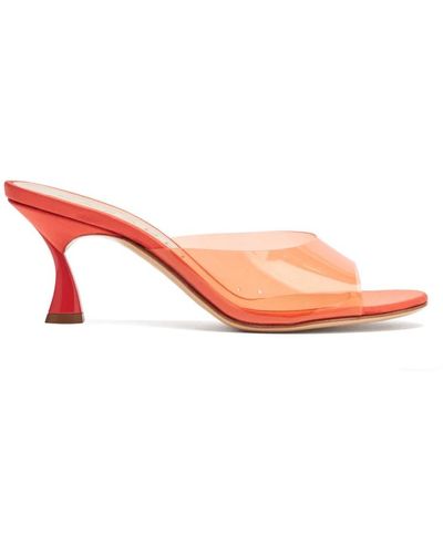 Casadei Peach satin k blade zehenschutz,tulpen satin kitten blade zehenkappe - Pink