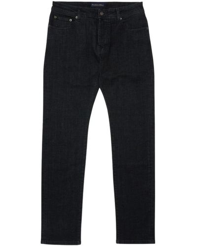 Brooks Brothers E Jeans mit 5 Pocket - Schwarz
