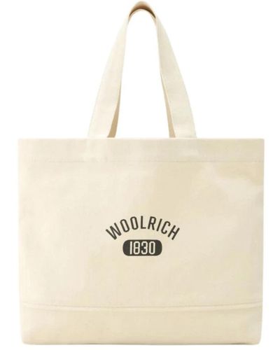 Woolrich Tote Bags - Natural