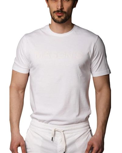 Mason's Tom mm t-shirt mit druck limited edition, t-shirt tom mm limited edition - Weiß