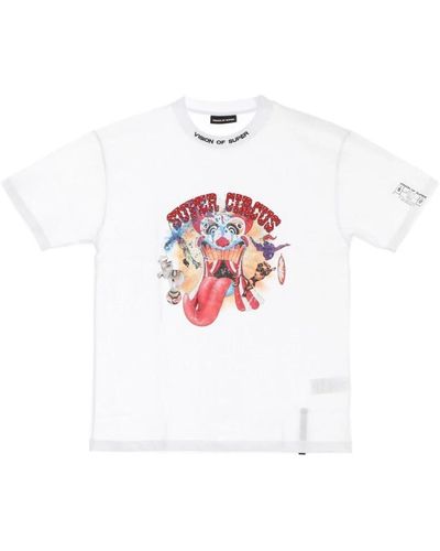 Vision Of Super T-shirt mit zungenprint - Weiß