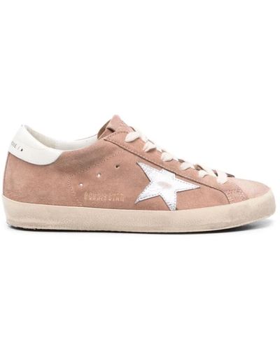 Golden Goose Blush star patch sneakers - Pink
