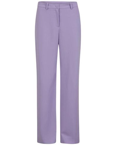 COSTER COPENHAGEN Trousers > straight trousers - Violet