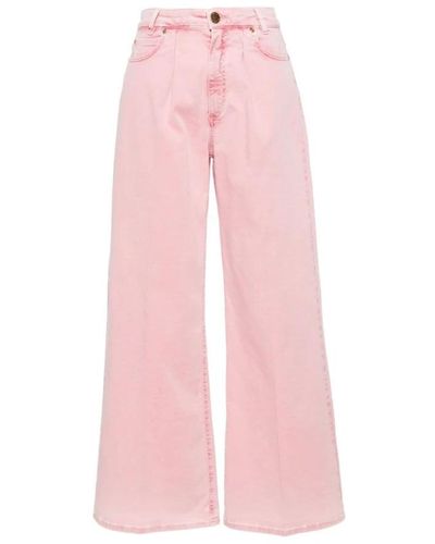 Pinko Wide Jeans - Pink