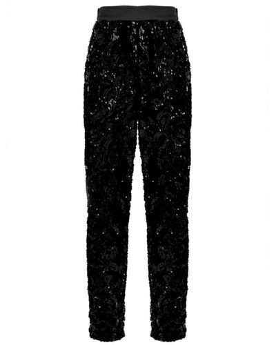 Gaelle Paris Trousers > slim-fit trousers - Noir