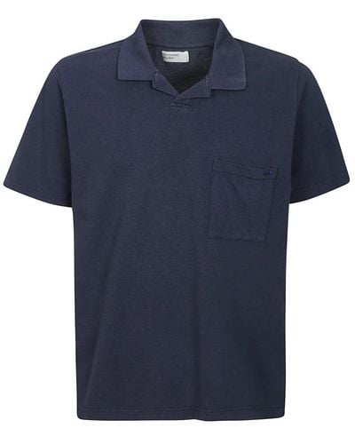 Universal Works Polo Shirts - Blue