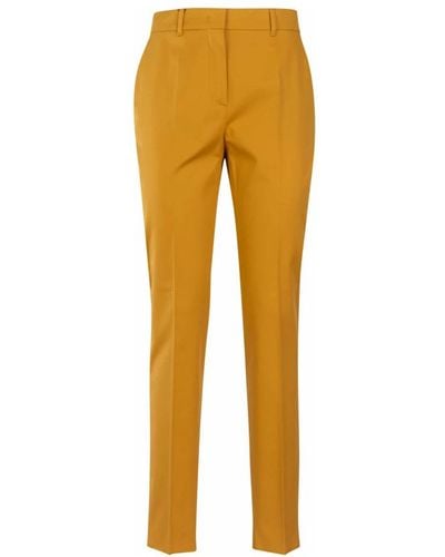 Max Mara Studio Slim-Fit Trousers - Orange