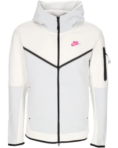 Nike Leichter tech fleece full-zip hoodie - Weiß