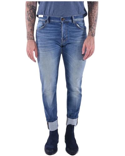 PT Torino Vintage jeans skinny in cotone - Blu