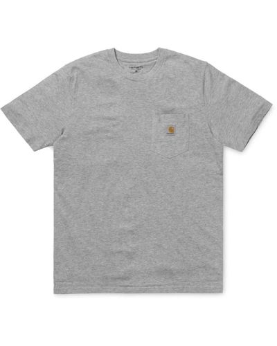 Carhartt Taschen t-shirt, 100% baumwolle, regular fit - Grau