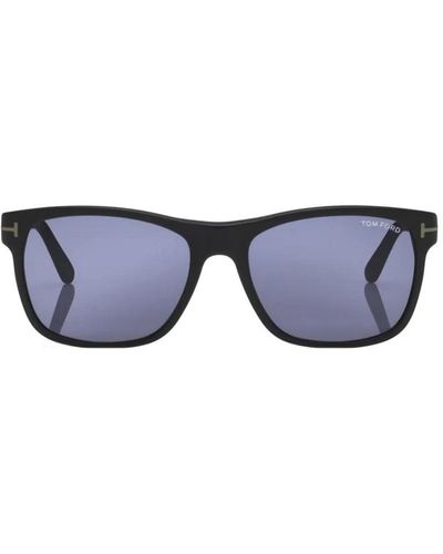 Tom Ford Giulio 57 quadratische acetat-sonnenbrille - Blau