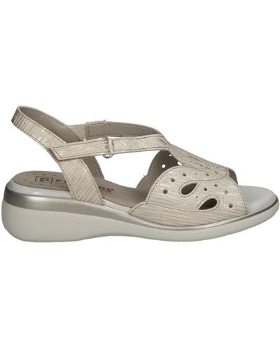 Pitillos Shoes > sandals > flat sandals - Gris