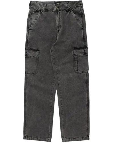 Dickies Stylische straight jeans für männer - Grau