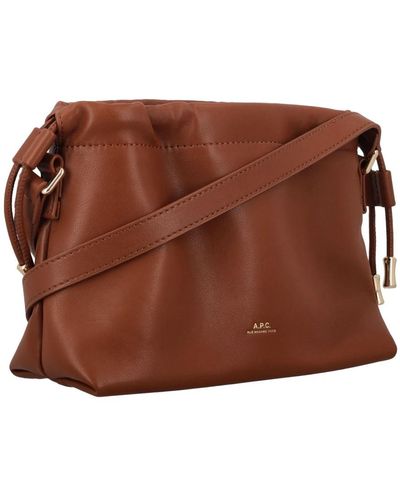 A.P.C. Cross Body Bags - Brown