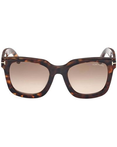 Tom Ford Stylische sonnenbrille für frauen - Braun