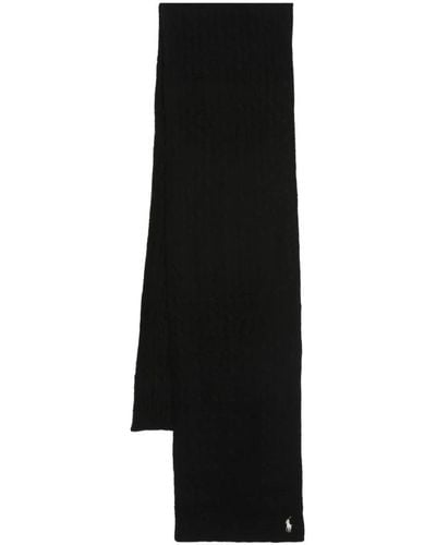 Polo Ralph Lauren Winter Scarves - Black