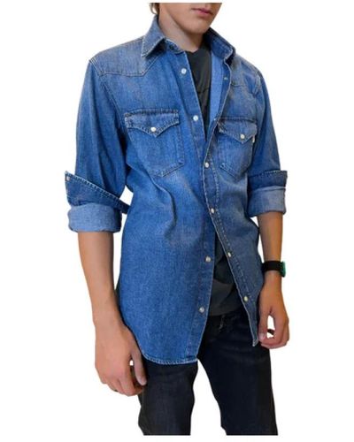 Roy Rogers Denim Shirts - Blue