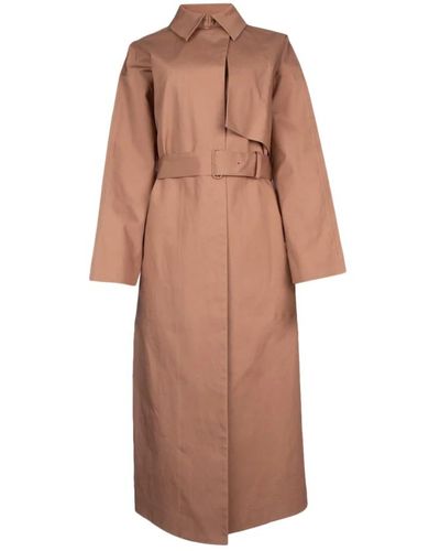 Calvin Klein Coats > belted coats - Marron