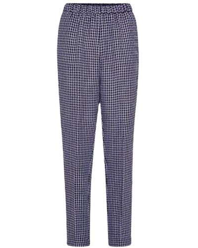 Forte Forte Slim-fit trousers - Azul