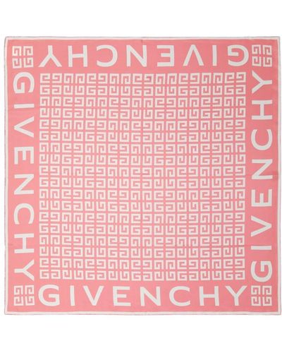 Givenchy Seidenschal quadratisch 4g - Pink