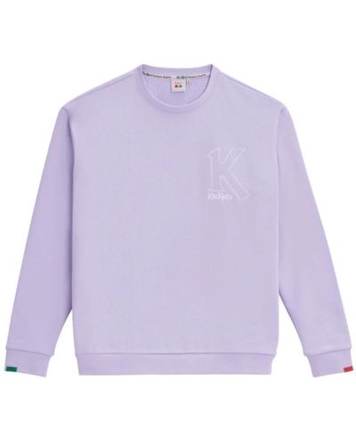 Kickers Big k sweater lifestyle baumwolle sweatshirt - Lila